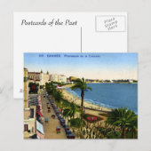 Oud Briefkaart - kanen, La Croisette (Voorkant / Achterkant)