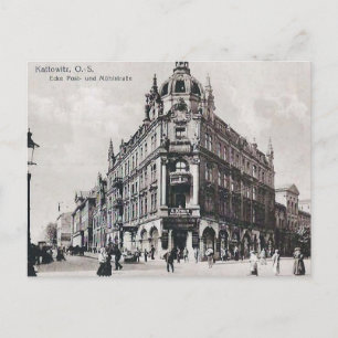 Oud Briefkaart - Katowice, Polen