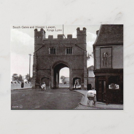 Oud Briefkaart - Kings Lynn, Norfolk (Voorkant)