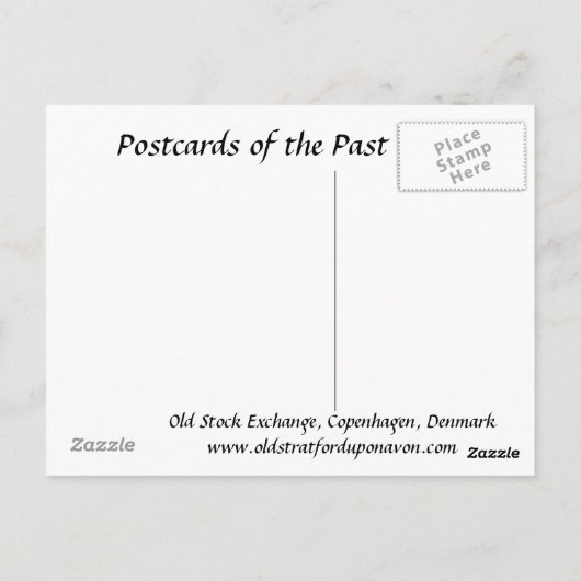 Oud Briefkaart - Kopenhagen, Denemarken (Achterkant)