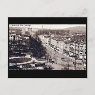 Oud Briefkaart - Kristiania (Oslo). Noorwegen.
