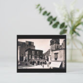 Oud Briefkaart - La Piazza, Capri, Italië (Staand voorkant)