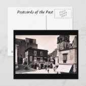 Oud Briefkaart - La Piazza, Capri, Italië (Voorkant / Achterkant)