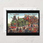 Oud Briefkaart - laatste trein van Ramsgate (Voorkant / Achterkant)