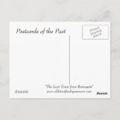 Oud Briefkaart - laatste trein van Ramsgate (Achterkant)