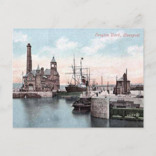 Oud Briefkaart - Langton Dock, Liverpool