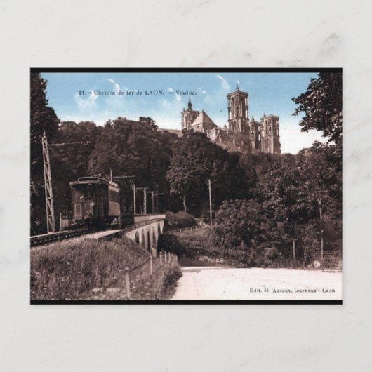 Oud Briefkaart - Laon, Aisne (Voorkant)