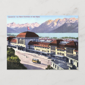 Oud Briefkaart - Lausanne, Zwitserland