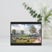 Oud Briefkaart - Leighton Buzzard, Bedfordshire (Staand voorkant)