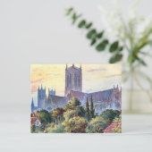 Oud Briefkaart - Lincoln Cathedraal (Staand voorkant)