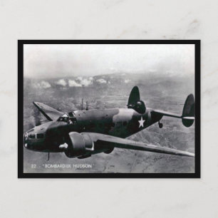 Oud Briefkaart - Lockheed Hudson Light Bomber