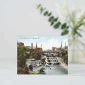 Oud Briefkaart - Lockport, NY, VS (Staand voorkant)