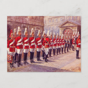 Oud Briefkaart - Londen, paarden