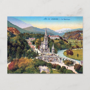 Oud Briefkaart - Lourdes, La Basilique