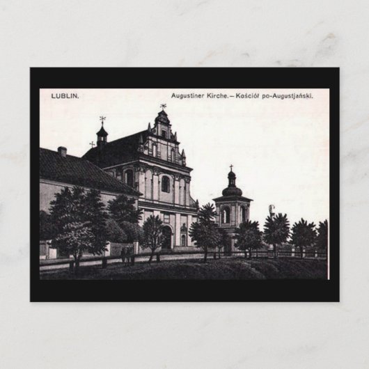 Oud Briefkaart - Lublin, Polen (Voorkant)