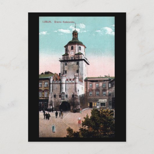 Oud Briefkaart - Lublin, Polen (Voorkant)
