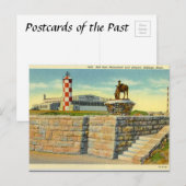 Oud Briefkaart - Luchthaven, Billings, Montana (Voorkant / Achterkant)