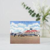 Oud Briefkaart - Luchthaven, Birmingham, Alabama (Staand voorkant)