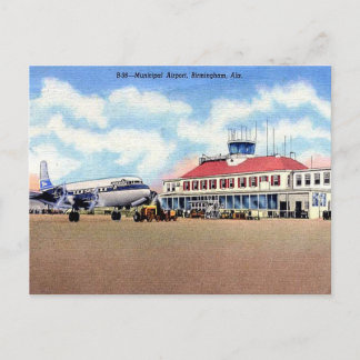 Oud Briefkaart - Luchthaven, Birmingham, Alabama