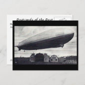 Oud Briefkaart - Luchtschip "Graf Zeppelin" (Voorkant / Achterkant)
