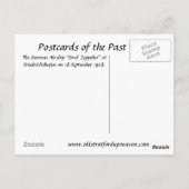 Oud Briefkaart - Luchtschip "Graf Zeppelin" (Achterkant)