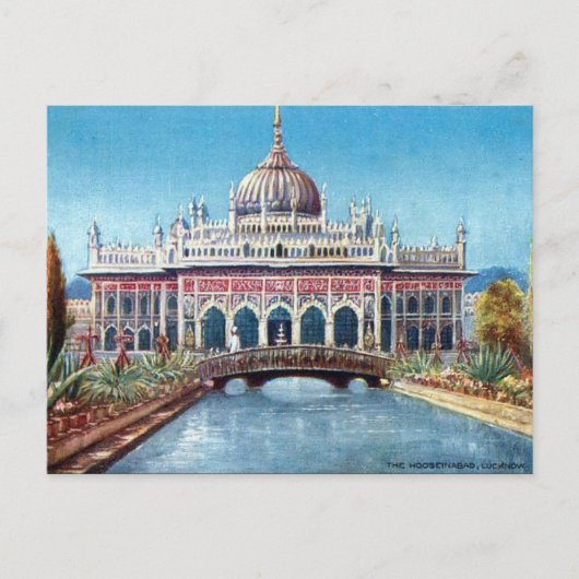 Oud Briefkaart - Lucknow, India (Voorkant)