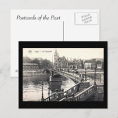 Oud Briefkaart - Luik, La Passerelle (Voorkant / Achterkant)