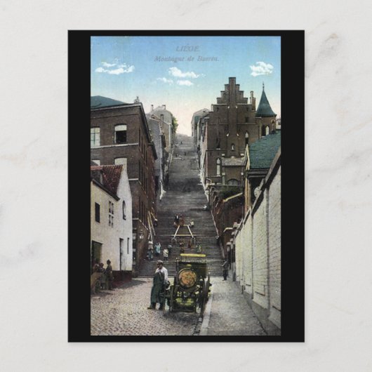 Oud Briefkaart - Luik, Montaigne de Bueren (Voorkant)