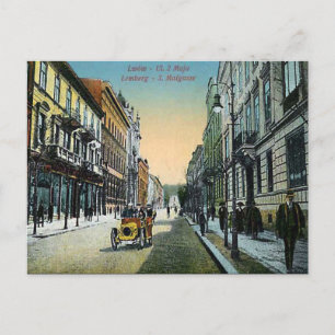 Oud Briefkaart - Lviv, Oekraïne