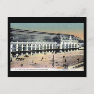 Oud Briefkaart - Lyon, Frankrijk - Gare des Brotte