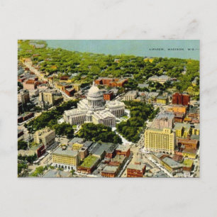 Oud Briefkaart - Madison, Wisconsin, VS
