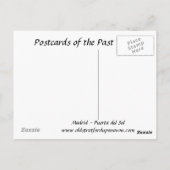 Oud Briefkaart - Madrid, Spanje (Achterkant)