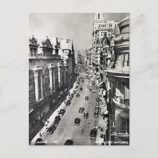 Oud Briefkaart - Madrid, Spanje (Voorkant)