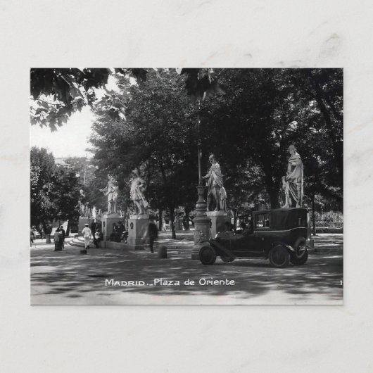 Oud Briefkaart - Madrid, Spanje (Voorkant)