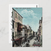 Oud Briefkaart - Main Street North, Gibraltar (Voorkant / Achterkant)