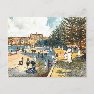 Oud Briefkaart - Manly Beach, Sydney, NSW