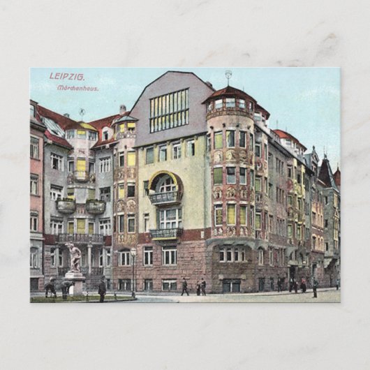 Oud Briefkaart - Märchenhaus, Leipzig (Voorkant)