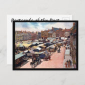 Oud Briefkaart - Marktplaats, Northampton (Voorkant / Achterkant)