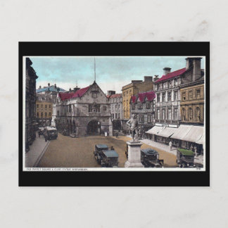 Oud Briefkaart - Marktplein, Shrewsbury