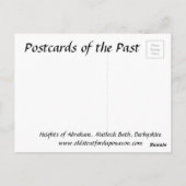Oud Briefkaart - Matlock Bath, Derbyshire (Achterkant)