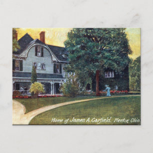 Oud Briefkaart - Mentor Ohio, Garfield's House
