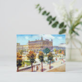 Oud Briefkaart - Montevideo, Uruguay (Staand voorkant)