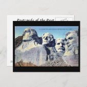 Oud Briefkaart - Mount Rushmore, South Dakota (Voorkant / Achterkant)