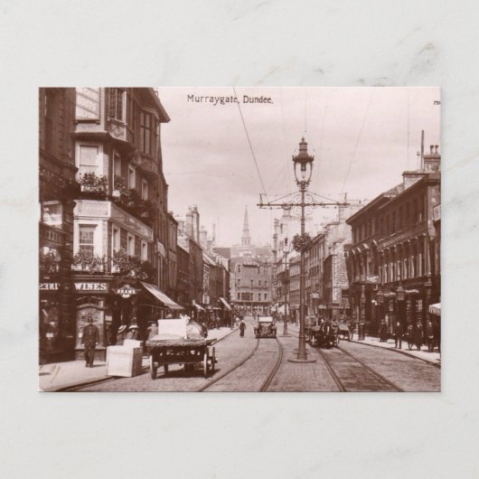 Oud Briefkaart - Murraygate, Dundee (Voorkant)