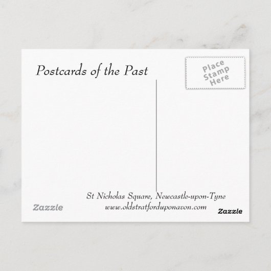 Oud Briefkaart - Newcastle-upon-Tyne (Achterkant)