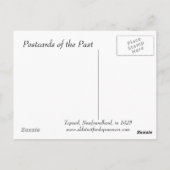 Oud Briefkaart - Newfoundland, Topsail in 1925 (Achterkant)