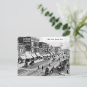 Oud Briefkaart - Newton, Kansas (Staand voorkant)