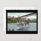 Oud Briefkaart - Niagara-Herfsten, Mist (Voorkant / Achterkant)