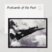 Oud Briefkaart - Northrop P-61 zwarte weduwe (Voorkant / Achterkant)