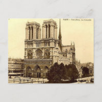 Oud Briefkaart - Notre Dame, Parijs